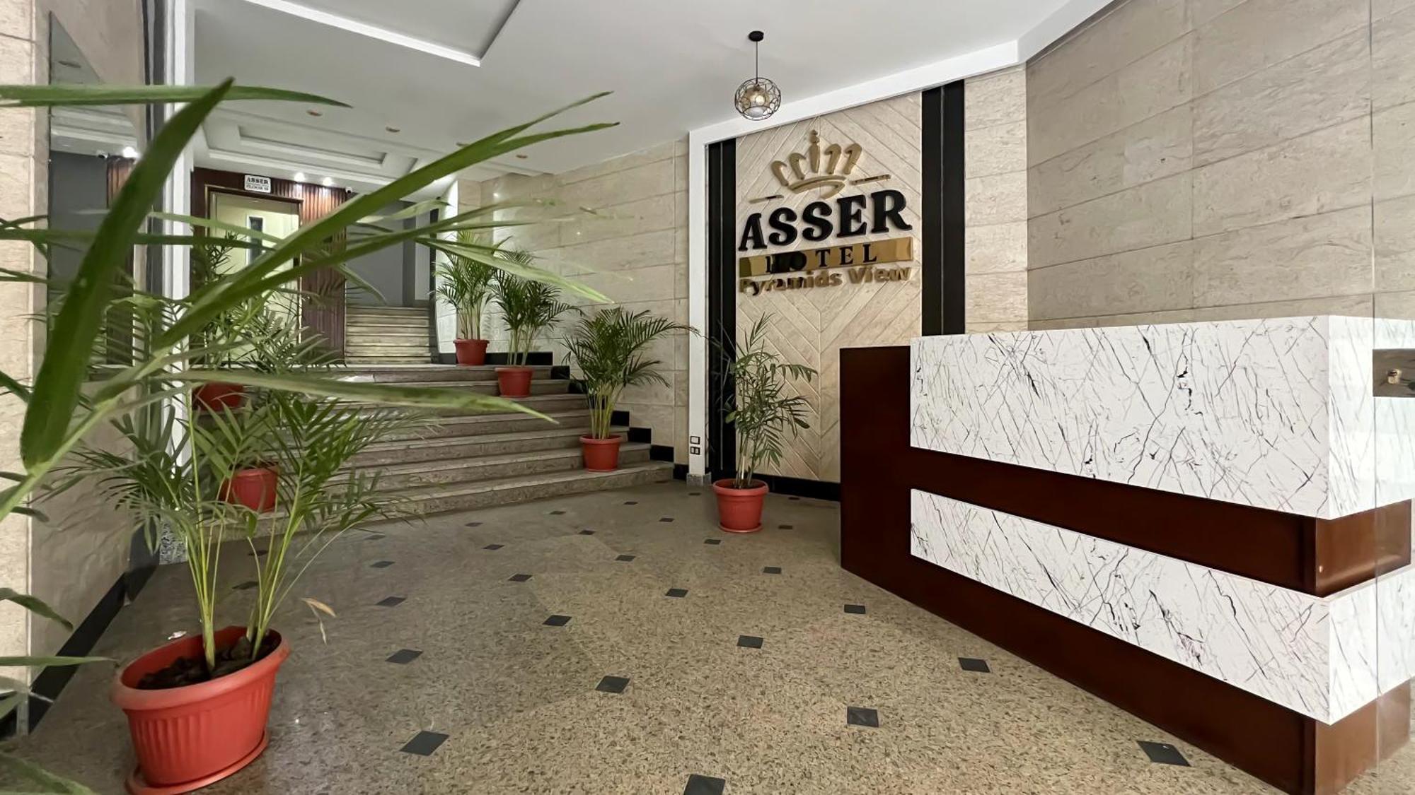 New Asser Hotel Pyramid Kafret el-Gabal Exteriör bild